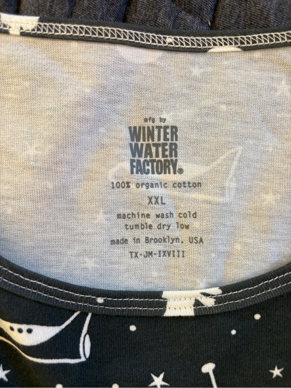 Winter Water Factory women’s charcoal outer space dress - Picture 3 of 3